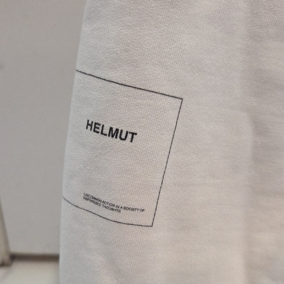 Helmut Lang Off-White Hoodie for Men - Picture 6 of 10
